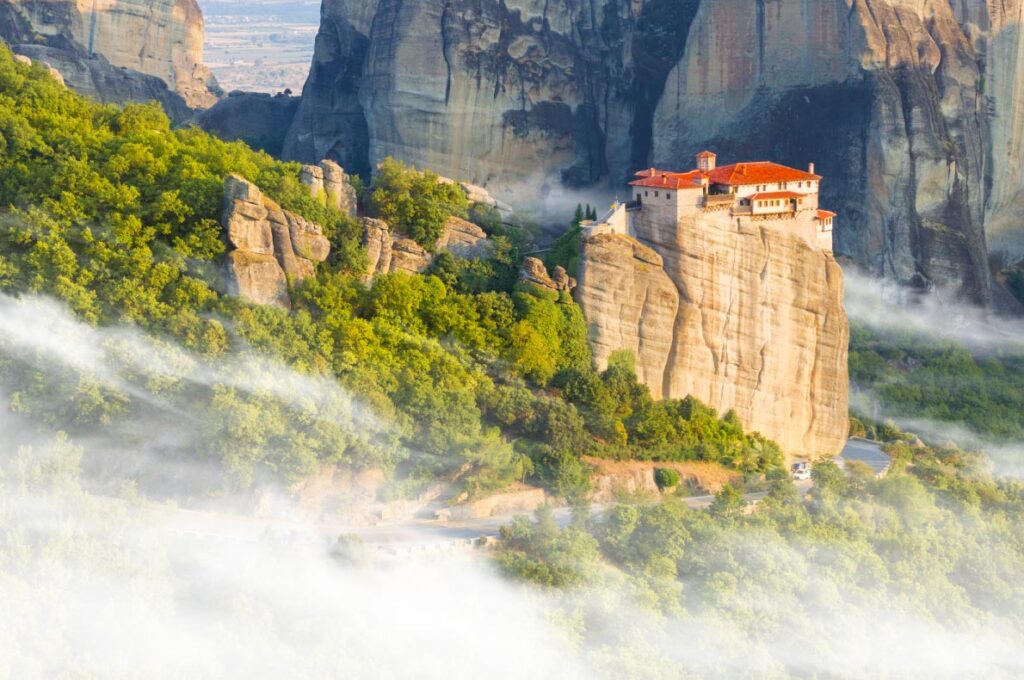 view of meteora, an imposing alternative for a budget destination wedding